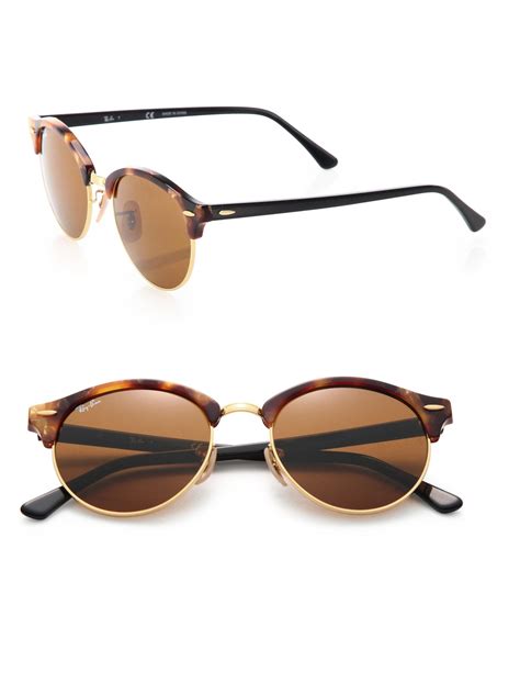 ray-ban 51mm round sunglasses